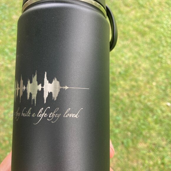 And So Together They Built A Life They Loved Soundwave 22oz Water Bottle - Picture 8 of 13